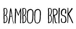 Bamboo Brisk Font Image