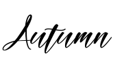 Autumn Font Image