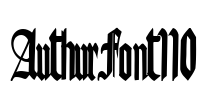 AuthurFont110