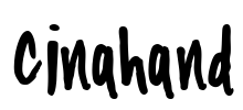 Cinahand Font Image