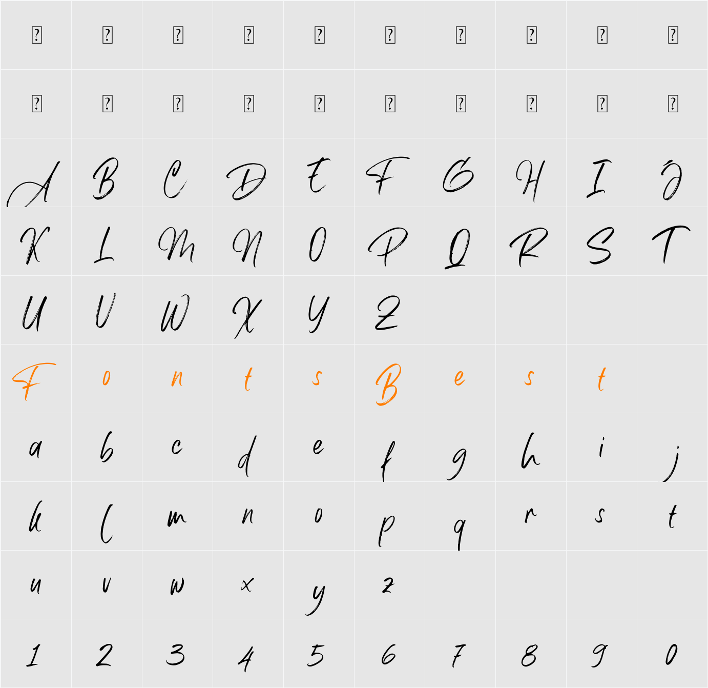 Allison Dream Demo Character Map