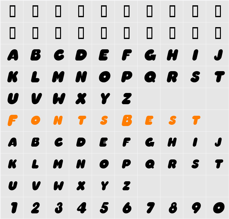 Chubby Character Map