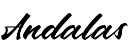 Andalas Font Image