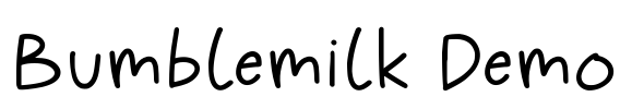 Bumblemilk Demo