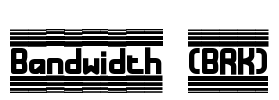 Bandwidth (BRK) Font Image