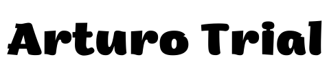 Arturo Trial Font Image