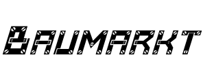 Baumarkt Font Image