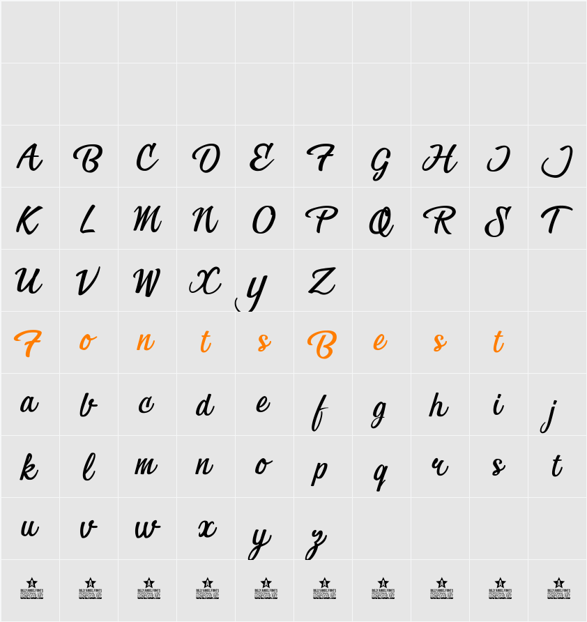 Carioca Character Map