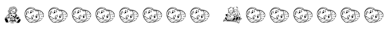 Cherished Teddies Font Image