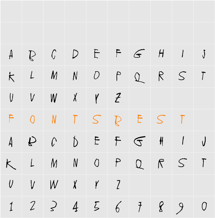 2016 Bugs Character Map