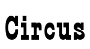 Circus Font Image