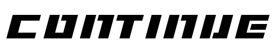 Continue Font Image