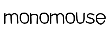 MonoMouse Font Image