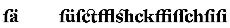 DTL Fleischmann Font Image