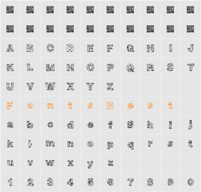 CrystalBreath Character Map