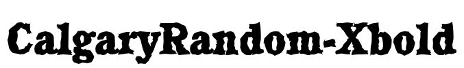 CalgaryRandom-Xbold