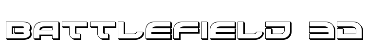 Battlefield 3D Font Image