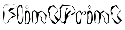 FlintPrint Font Image