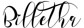 Billetha Font Image