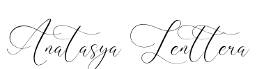 Anatasya Lenttera Font Image