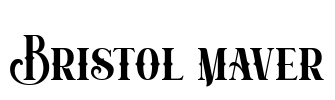 Bristol maver Font Image