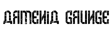 Armenia Grunge Font Image