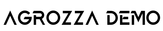 Agrozza Demo Font Image