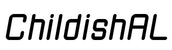 ChildishAL Font Image