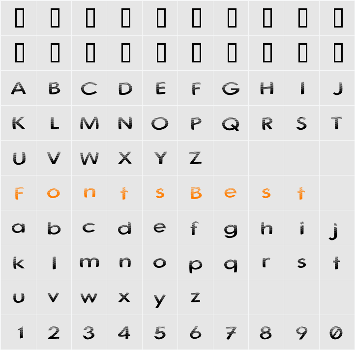 Australian Sunrise Character Map
