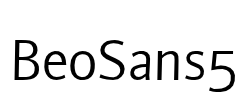 BeoSans5 Font Image