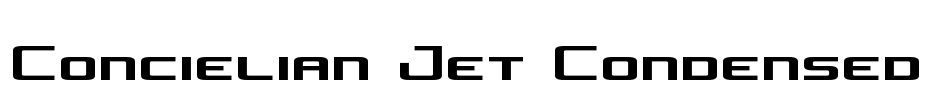 Concielian Jet Condensed