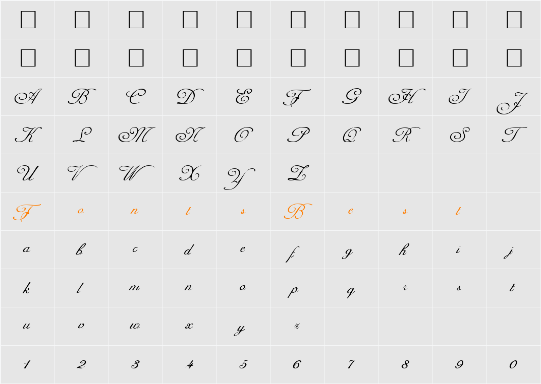 Dorothee Character Map