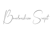 Bordershine Script