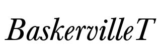 BaskervilleT Font Image