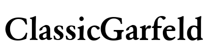 ClassicGarfeld Font Image