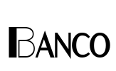Banco Font Image