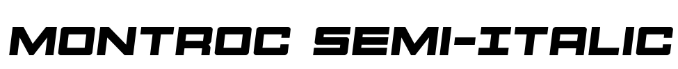 Montroc Semi-Italic