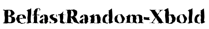BelfastRandom-Xbold Font Image