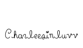 Charleesinluvv Font Image