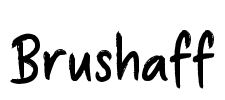 Brushaff Font Image
