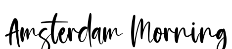 Amsterdam Morning Font Image