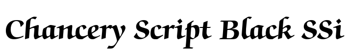 Chancery Script Black SSi