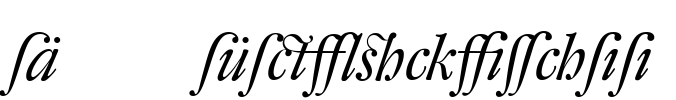 DTL Fleischmann Font Image