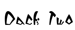 Dack Two Font Image