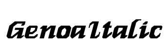 GenoaItalic