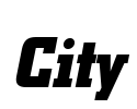 City Font Image