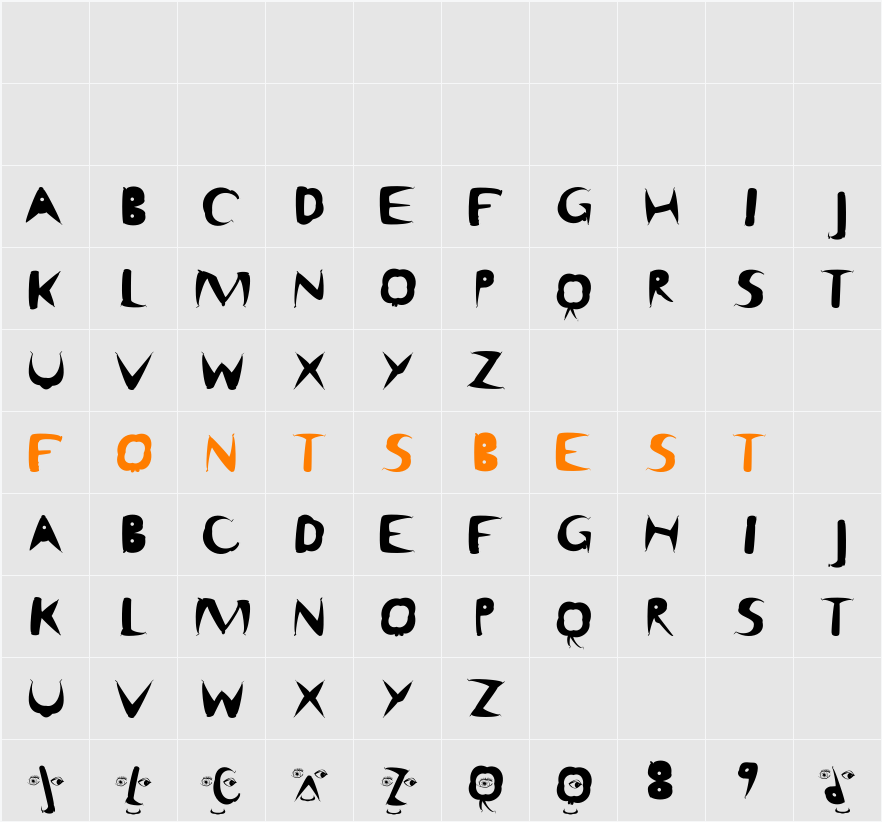 MatisseThree Character Map