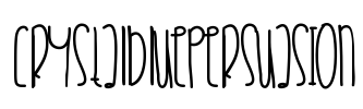 CrystalBluePersuasion Font Image