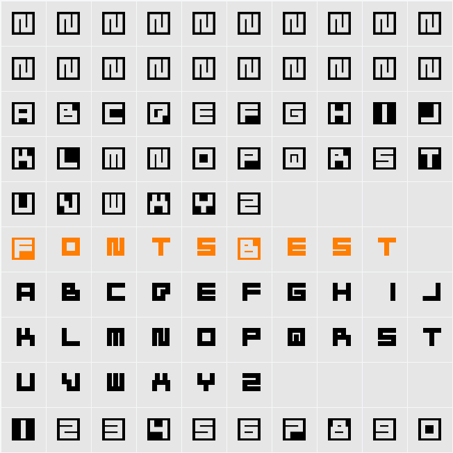 Bustin Jieber Character Map