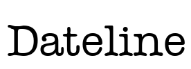 Dateline Font Image